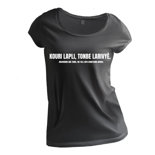 KOURI LAPLI, TONBE LARIVYÈ.